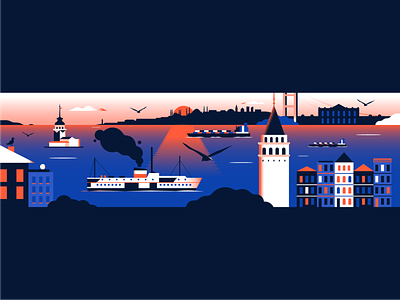 Design Anthology / Istanbul anthology bosphorus city design editorial editorial layout ferryboat galata iron maiden istanbul landscape magazine tower turkey