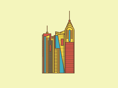 Buildings application building city colors construction flat graphic icon illustration logo skyscraper vector