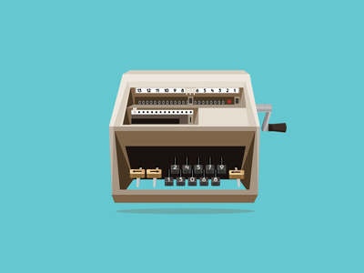Retro calculator