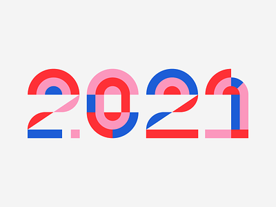 2021 2021 geometric geometrical graphic logo logotype numbers shapes type typedesign typogaphy