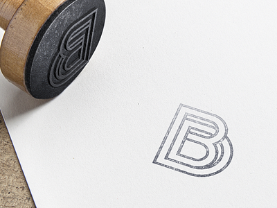 BD Monogram bd branding design emblem graphic icon identity logo mark monogram stamp vector