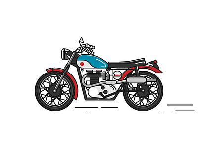 moto retro design extreme graphic icon illustration motorcycle popular rebel retro vector vehicle vintage