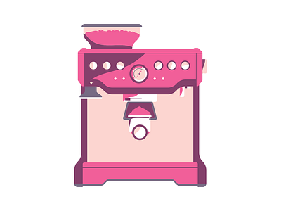 Espresso coffee design espressp graphic illustration machine