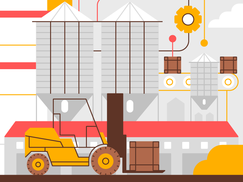Warehouse Management hazelnut silo manufacturing warehouse storage production