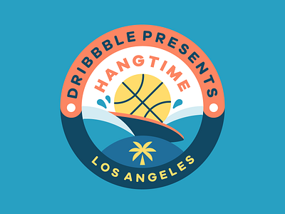 Hang Time Los Angeles badge design event hang time los angeles surfing