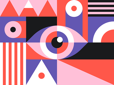 Göz abstract circles design eye geometric graphic illustration shapes squarespace6