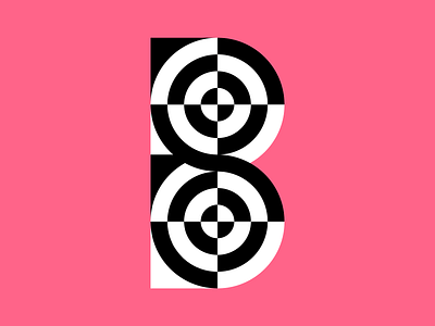 B 36daysoftype abstract b geometric letter lettering pattern shapes type