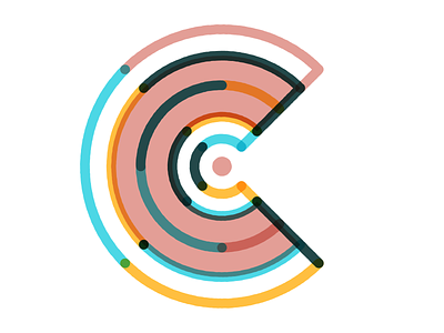 C 36 days of type 36daysoftype c c circles design lines shapes type
