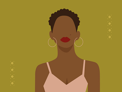 ANÜ Illustration african afro anu beauty black branding caribbean characterdesign creative design digital illustration vector woman