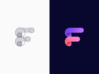 Fynch | Logo Mark branding creative design digital gradient graphic design logo mark marketing social media vector