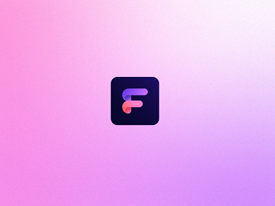 Fynch App Icon app branding creative design digital gradient graphic design icon illustration logo marketing social media vector