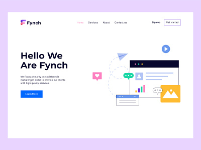 Web site | landing page