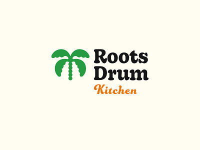 Logo branding caribbean creative design digital illustration logo menu palm tree restaurant tropical vector