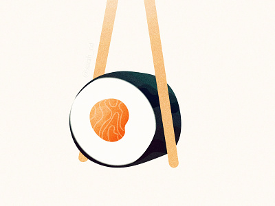 Sushi adobe illustrator culture digital illustration oriental sushi vector