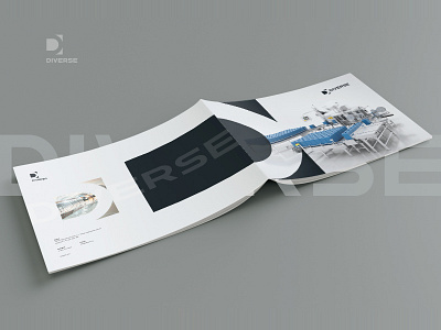 Print design for brand Diverse branding catalog catalogue design design titul