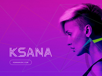 Logo design for the singer Ksana lineart logo logodesign minimalism shoubiz singer