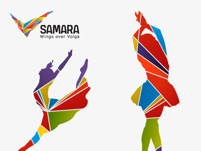 Territorial transforming brand of the city of Samara branding city logo russia samara territorial