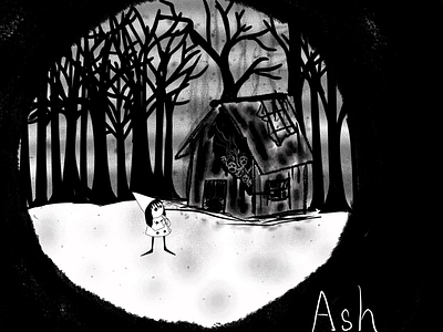Inktober Day 13 - Ash ash digital art ghosts horror illustration inktober inktoberday13 spooky