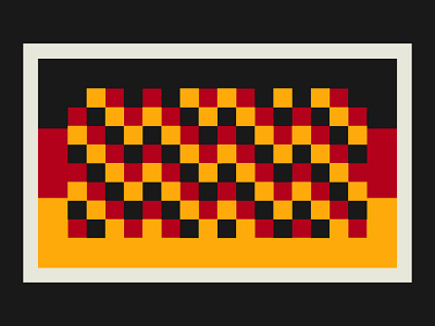 Abstracted Flags - Germany