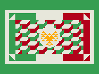 Abstracted Flags - Mexico design flag design graphic design illustration mexico travel vexillology