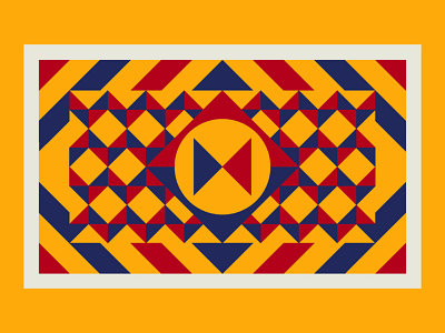 Abstracted Flags - Romania
