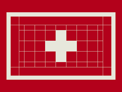 Abstracted Flags - Switzerland design flag design graphic design grid illustration switzerland travel vector vexillology