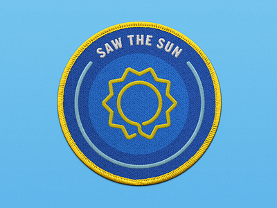 Working From Home Merit Badge - Saw The Sun