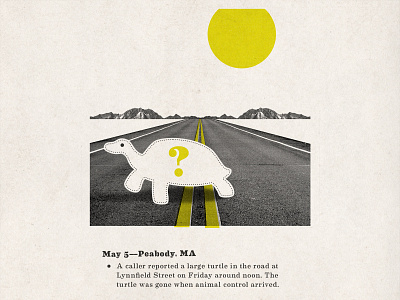 May 5—Peabody, MA design graphic design humor illustration mid century north shore crime wave personal project