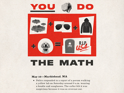 May 10—Marblehead, MA design graphic design humor illustration mid century north shore crime wave