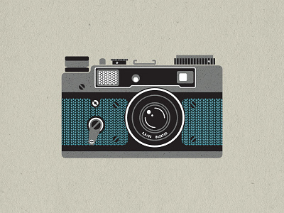 Retro Film Camera (2) analog camera camera icon film icon illustration retro texture vector vintage