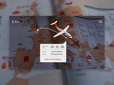 AR app for flights airplane app ar augmented reality design flight graphic design map ui uxui