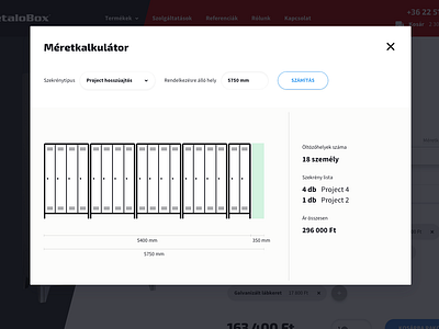 Locker size calculator calculator design locker popup ui webshop