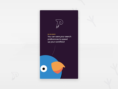 Splash screen (tender concept) branding parrot splash splash screen tender ui