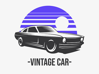 Vintage car logo