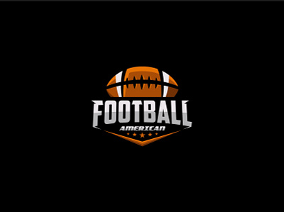 American football logo american american football badge competition emblem football ilustration league logo logo design rugby sport sports logo tournament vector