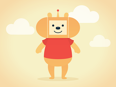 Katamari Crossover. Winnie the Pooh cartoon crossover digital illustration fanart illustration illustrator vector video game video game fanart winnie the pooh