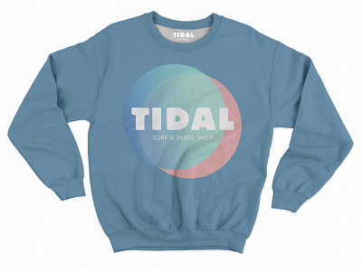 Tidal Surf & Skate - aApparel Line apparel design apparel mockup branding gradient graphic