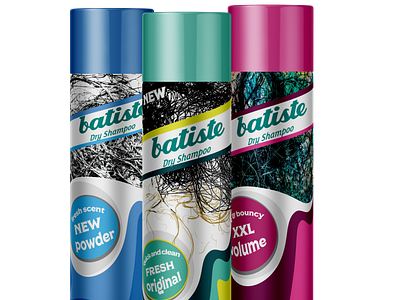 Batiste bottle redesign branding design illustration