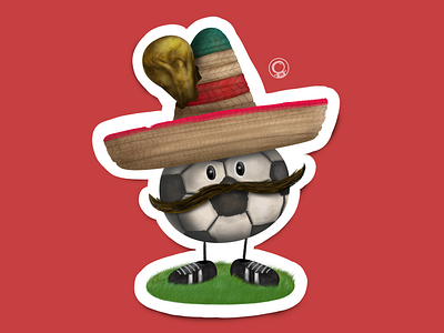 Sticker animation ball character art character design design design art designspiration desinger digital 2d digital paint digital painting illustator illustration soccer sticker sticker design