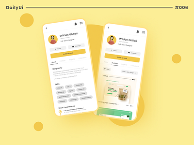 DailyUi #006 - User profile
