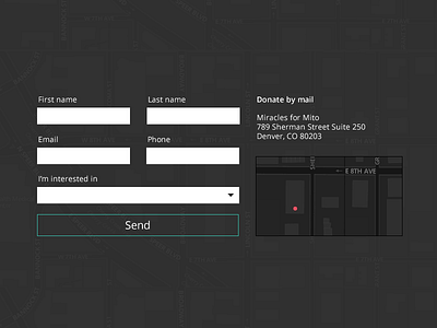 Footer footer form map ui ux webdesign website