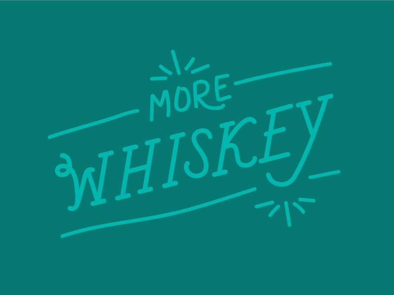 More Whiskey by Julie Luu on Dribbble