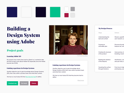 Styleguide design system portfolio styleguide ui kit