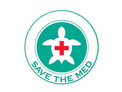 Save The Med Logo animation app branding clean design design art icon identity illustration illustrator ios logo minimal photoshop portfolio poster typography ui vector website