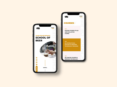 Mobile Concept Design of Beer Brand "School of Beer"