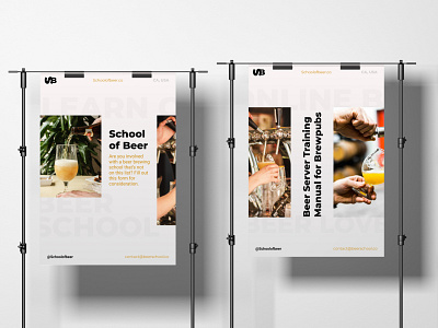 School of Beer Poster Design