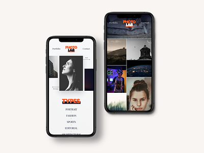 Photo Lab | Photographer Portfolio UI
