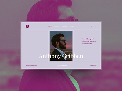Anthony Gribben (AG) | Concept Web UI Design! branding design graphic design home page interface landing page mobile application social social network ui ux web web design web page website