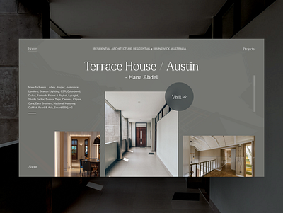 Terrace House/Austin 一 Landing Page Design design freelance interface interface design portfolio typography ui ui designer ux visual designer web web design website