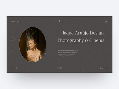 Jaue Araujo 一 Landing Page Design